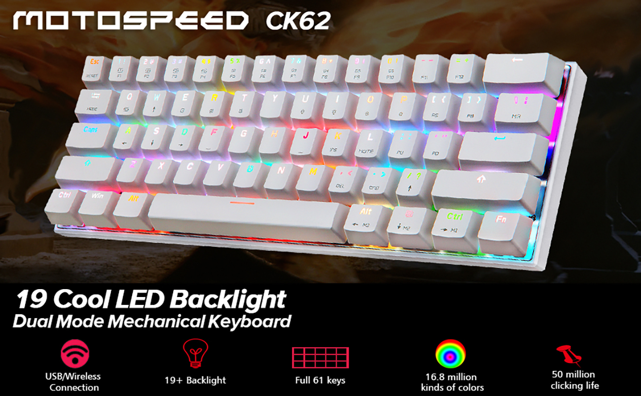 En Joy MOTOSPEED Mechanical Keyboard CK62